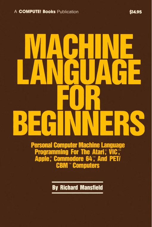 First page of Machine Language for Beginners