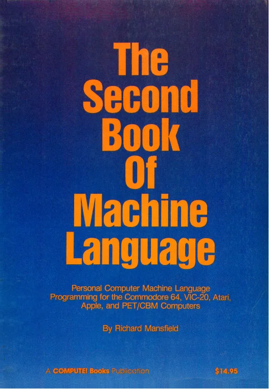 First page of The Second Book of Machine Language