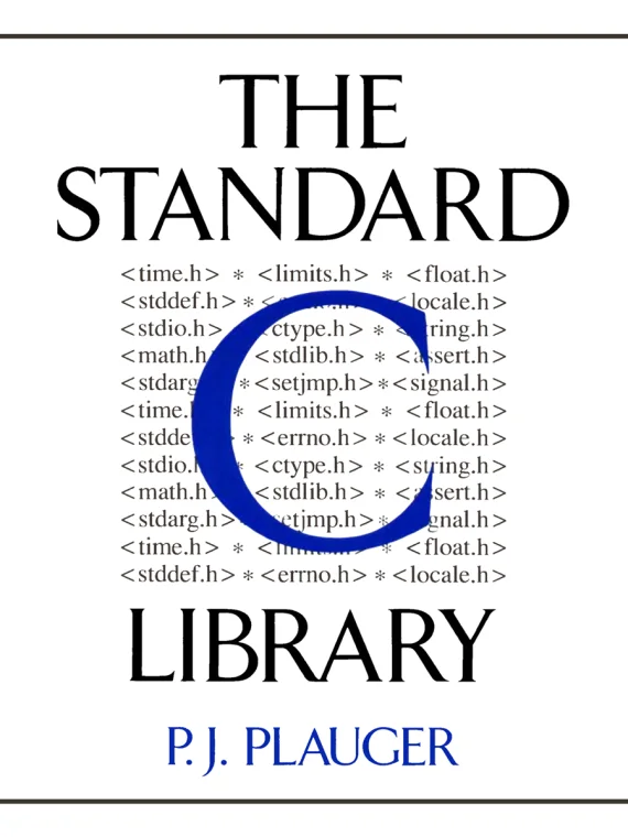 First page of The Standard C Library