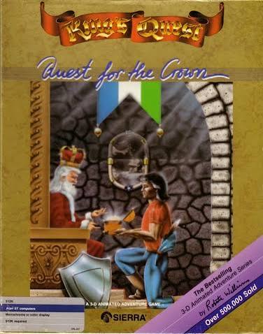 King’s Quest I Atari ST box cover