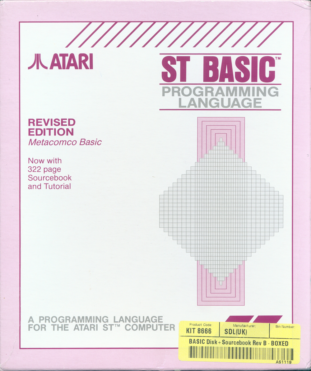 Atari ST BASIC package cover