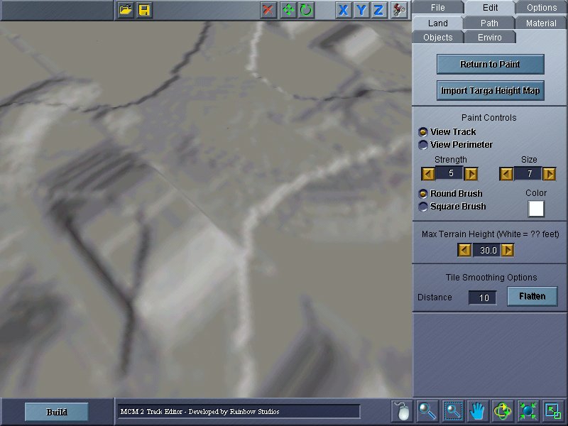 Layered displacement three-dimensional view