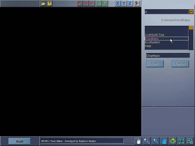 Armadillo import file browser
