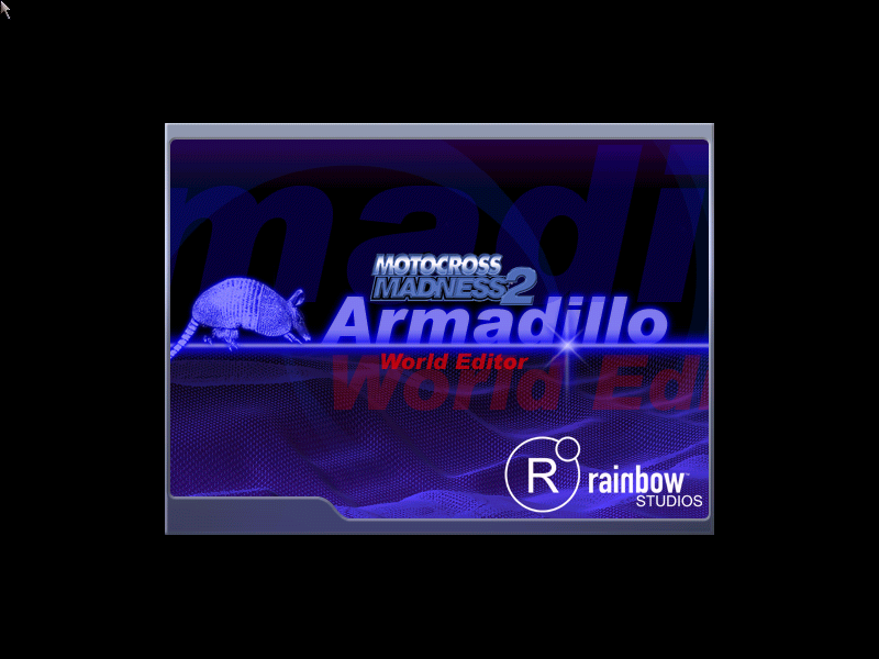 Motocross Madness 2 Armadillo World Editor title screen